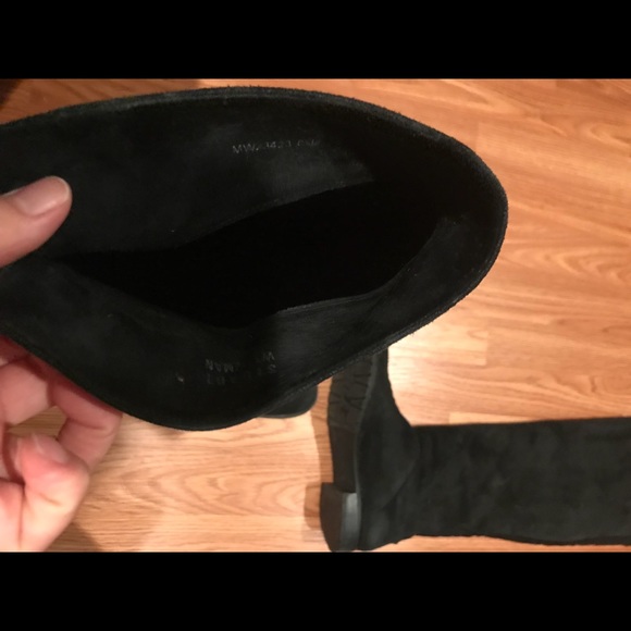 Not for sale Stuart Weitzman in black suede - Picture 4 of 7